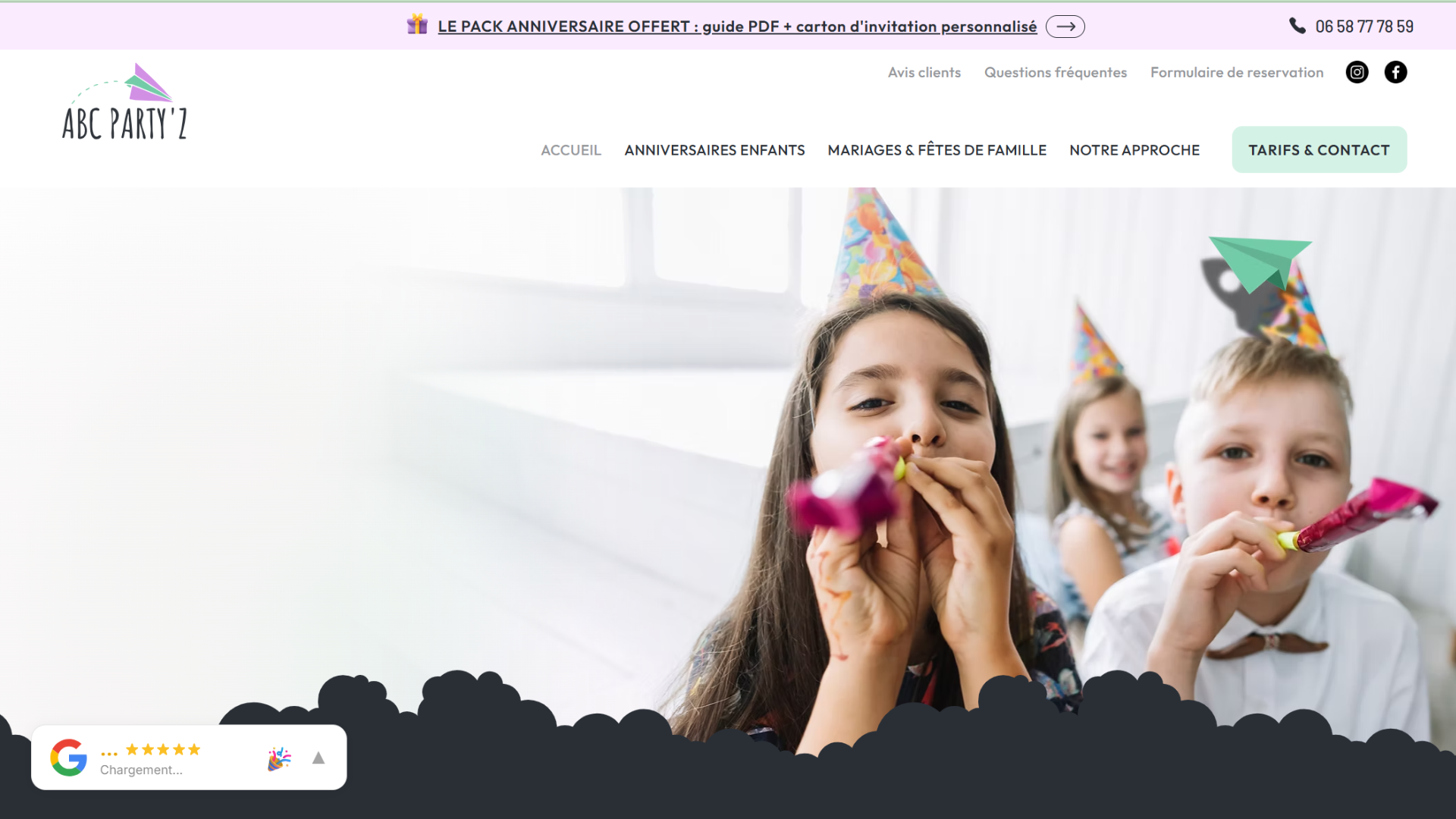 Site abcpartyz.fr